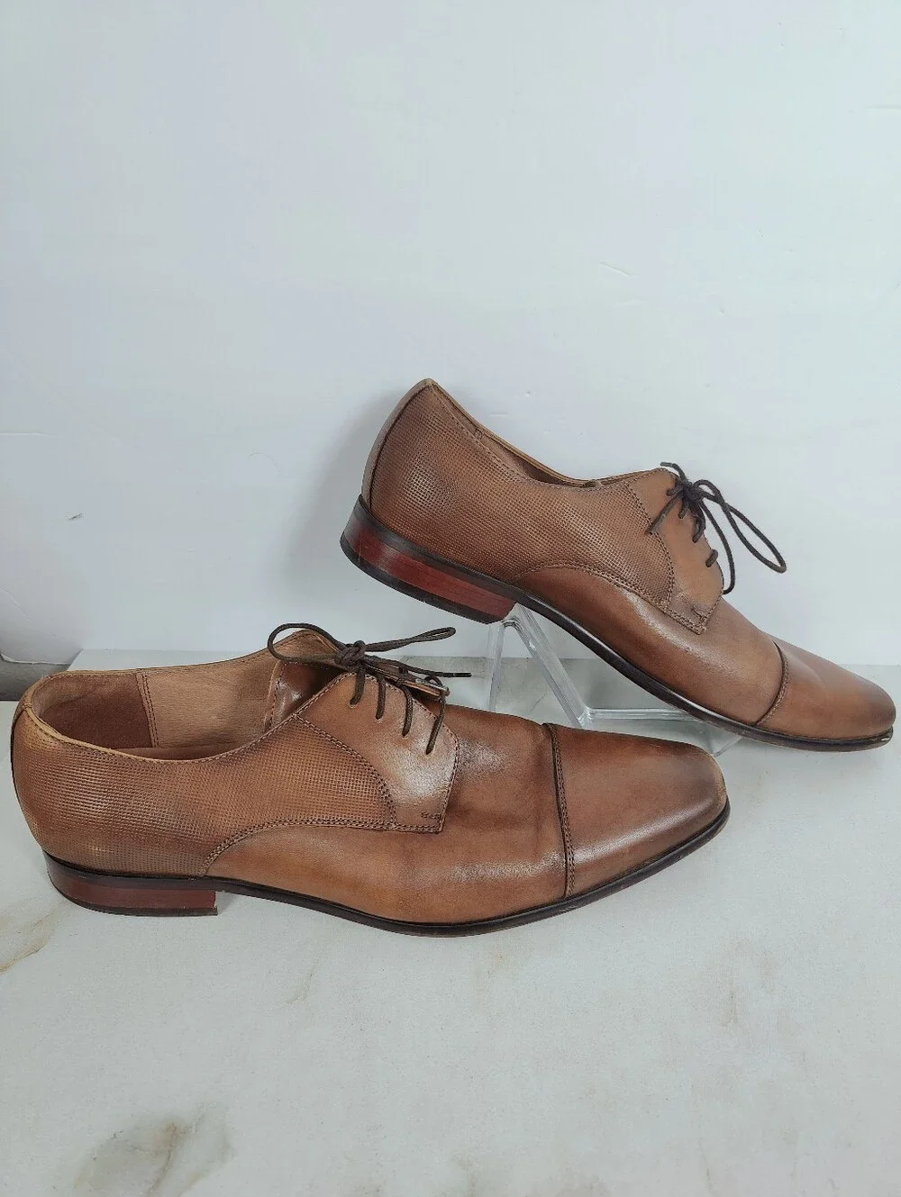 Florsheim Scottsdale Cap Toe Oxford Dress Shoes Micro-Perforated Leather, 14
